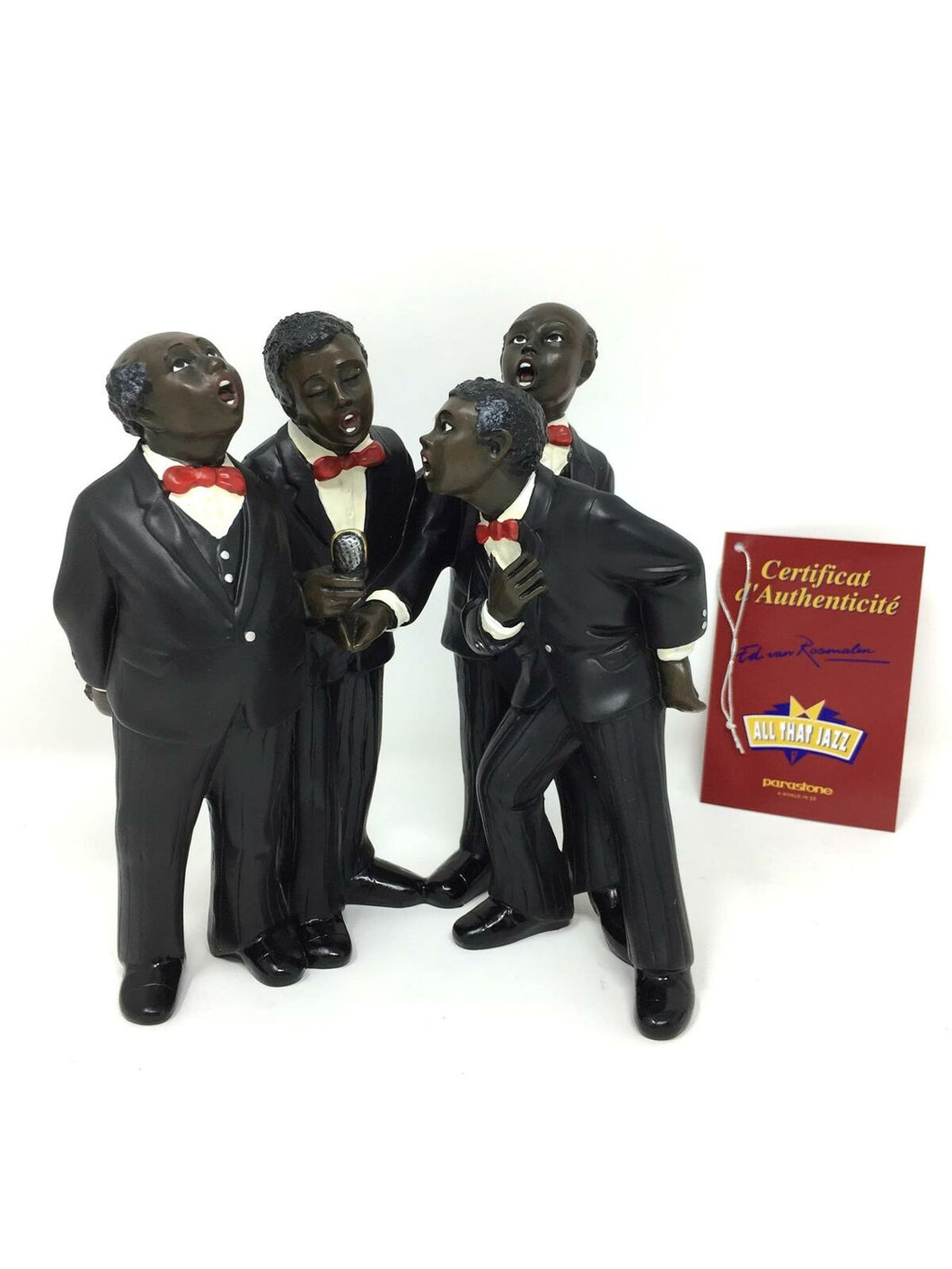 Singers Choir Barbershop Quartet Vocalist Male Gospel Figurine Singer Statue