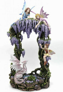 The Land of Fairies and Dragons Large Sculpture Statue Mythical Creatures Figure-OsirisTradingUK