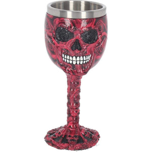 Romantic Gothic Skull Goblet Chalice Gothic Gift Drinking Cup-OsirisTradingUK