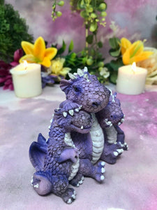 Comical Dragons Family Fantasy Sculpture Mythical Statue Ornament Gift Dragon-OsirisTradingUK