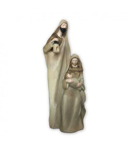 Holy Family Statue Virgin Mary with Joseph and Jesus Religious Nativity Figure-OsirisTradingUK