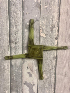 Saint Brigid's Cross Celtic Wall Plaque Resin Sculpture Religious Catholic