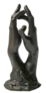 Secret Clasping Hands Rodin Sculpture Statue Museum Replica Ornament