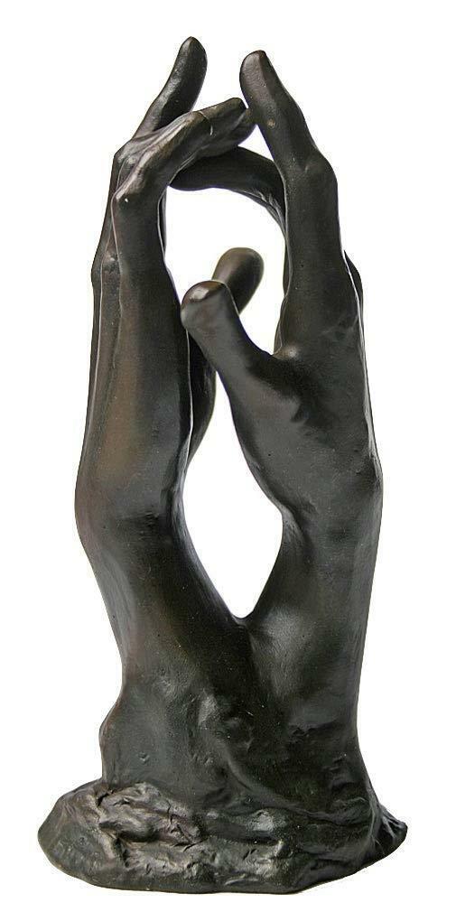 Secret Clasping Hands Rodin Sculpture Statue Museum Replica Ornament