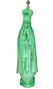 Glow in the Dark Blessed Virgin Mary Our Lady of Fatima Statue Luminous Ornament
