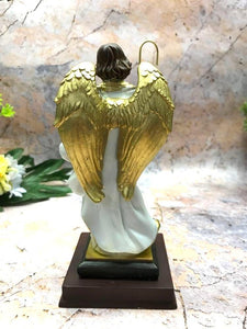 Archangel Raphael Statue Religious Figurine Sculpture Ornament Angel of Healing