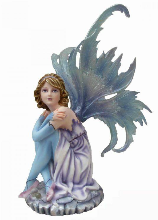 Large Winter Fairy Sculpture Statue Mythical Creatures Figure Gift Ornament-OsirisTradingUK