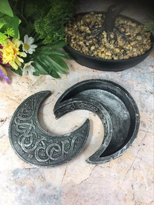 Mystical Celtic Goddess Moon Box Celestial Altar Decoration Wicca Pagan Style