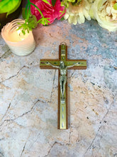 Load image into Gallery viewer, Mahogany Wood Crucifix Cross Wall Hanging Religious Decoration-OsirisTradingUK
