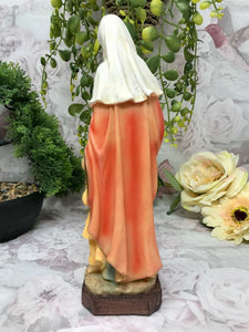 Saint Anne Statue Catholic Saint Sculpture Religious Santa Ana Figurine 23 cm