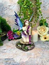 Load image into Gallery viewer, Fairy Figurine Fantasy Fairies Figure Mythical Sculpture Gift Ornament Statue
