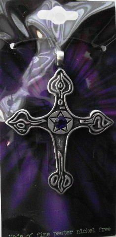 Mystic Cross Pendant Amulet Necklace Talisman