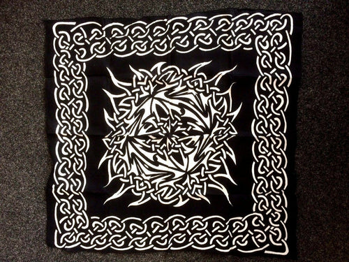 Celtic Altar Tarot Cloth Rayon Tribal Wicca Pagan New Design-OsirisTradingUK