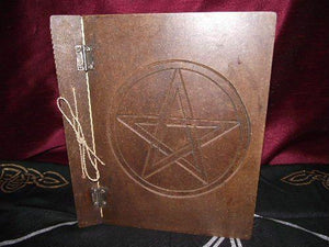 Aged Effect Blank Spell Book Wiccan Pagan