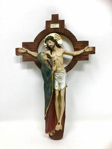 Crucifixion of Christ Crucifix Hanging Wall Plaque Cross Jesus Christ Religious