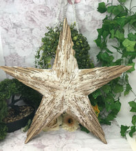 Load image into Gallery viewer, Reclaimed Wood Nautical Starfish Sea Creature Ornament Hand Made Home Decor
