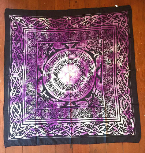 Celtic Altar Tarot Cloth Cotton Wicca Pagan Altar Decoration-OsirisTradingUK