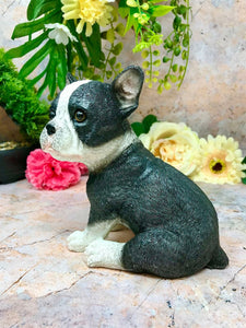 French Bulldog Sculpture Garden Ornament Dog Statue Figure Lawn Decoration-OsirisTradingUK