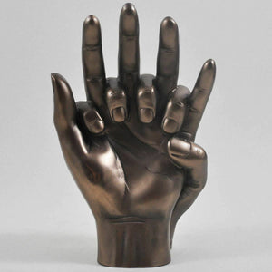 HANDS ENTWINED Bronzed Sculpture Lovers Engagement Wedding or Anniversary Gift
