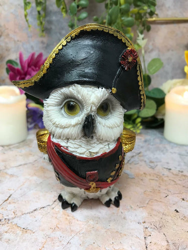 Comical Steampunk Owl Sculpture Figurine Home Decoration Statue Owls-OsirisTradingUK