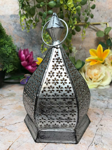 Moroccan Style Metal Lantern for LED Tea Light Candle Holders-OsirisTradingUK