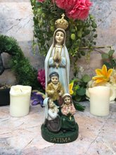 Load image into Gallery viewer, Blessed Virgin Mary Our Lady of Fatima with Children Statue Ornament Figurine-OsirisTradingUK
