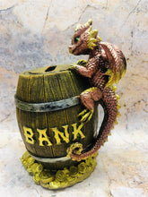 Load image into Gallery viewer, Red Dragon Money Bank Fantasy Saving Box Dragons Collection Piggy Bank-OsirisTradingUK
