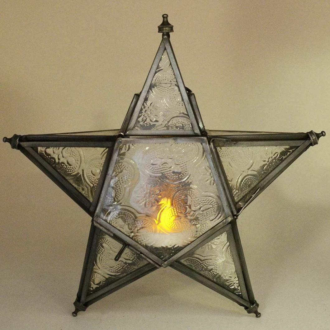 Antique Effect Moroccan Style Lantern Hanging Tea Light Candle Holder Ornament