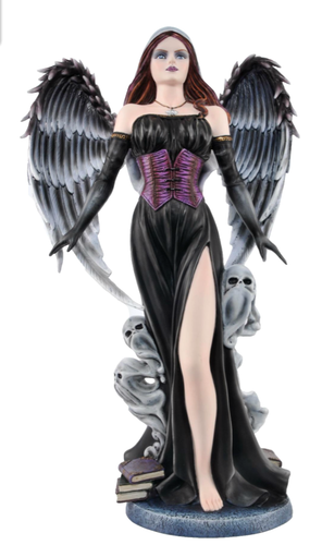 Gothic Witch Dark Fairy Fallen Angel Sculpture Summoner Succubus Statue Ornament-OsirisTradingUK