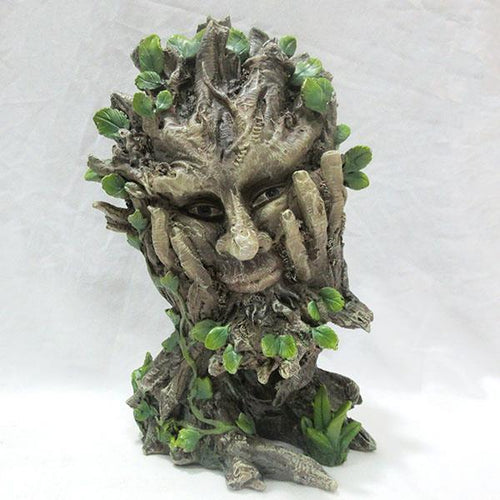 Tree Man Figurine Fantasy Green Man Collection Garden Ornament Sculpture Pagan-OsirisTradingUK