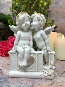 Guardian Angel Figurine Cherub Statue Love Ornament Sculpture Gift-Collectables:Fantasy, Myth & Magic:Mythical Creatures:Angels-OsirisTradingUK