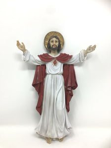 Risen Jesus Christ Resin Plaque Religious Wall Ornament Easter-OsirisTradingUK