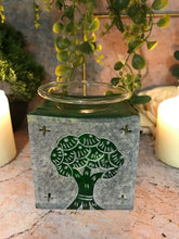 Load image into Gallery viewer, Soapstone Tree of Life Oil Burner Aromatherapy Home Decoration Wicca Pagan Decor-OsirisTradingUK
