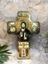 Load image into Gallery viewer, Wooden Wall Cross Teaching Jesus Christ Religious Catholic Ornament-OsirisTradingUK
