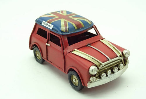 Vintage Car Metal Model Home Crafts Decoration Ornament Father Gift Ornament-OsirisTradingUK