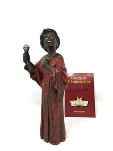 Gospel Singer Figurine Jazz Blues Female Vocalist Musician Statue Sculpture