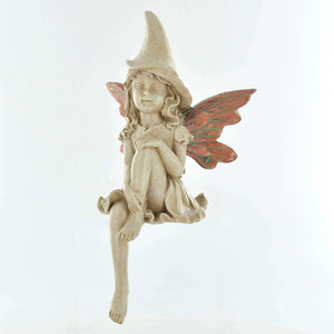 Forest Fairies Shelf Sitter Sculpture Garden Ornament Fairy Statue Figurine-OsirisTradingUK