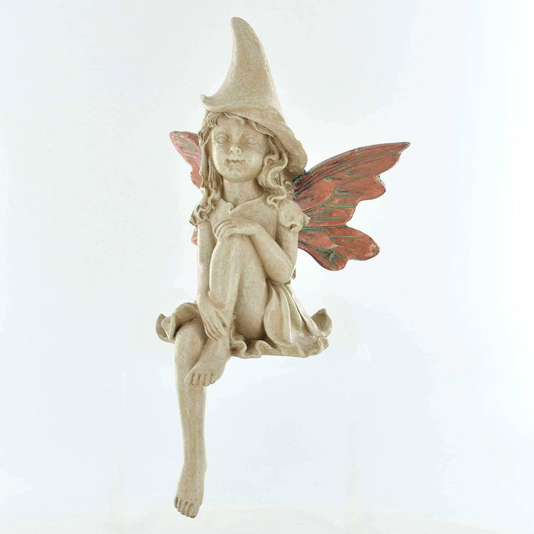 Forest Fairies Shelf Sitter Sculpture Garden Ornament Fairy Statue Figurine-OsirisTradingUK