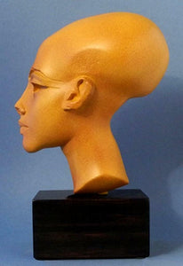 Art Egyptian Sculpture Bust Statue Armana Princess Museum Reproduction