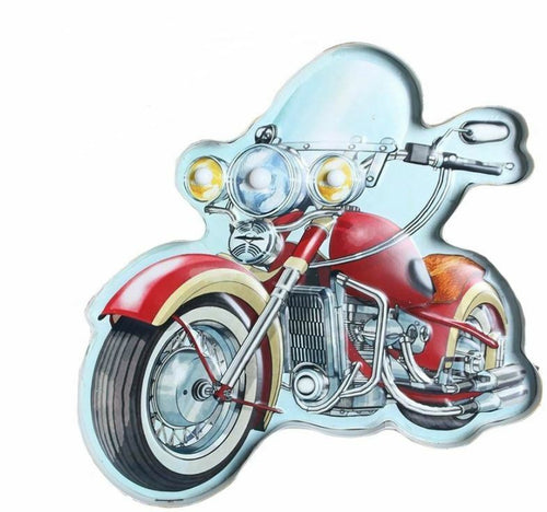 Vintage Metal 3D LED Logo Sign Garage Motorcycle Man Cave Wall Plaque Gift-OsirisTradingUK