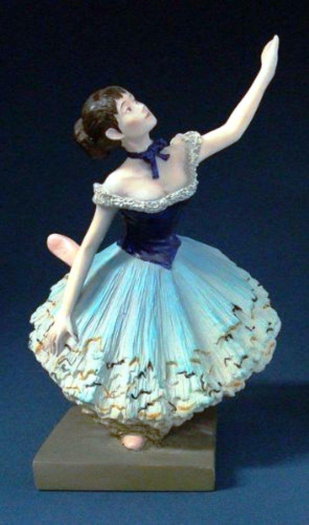 Green Dancer Sculpture by Degas Ballerina Statue Ornament Figure