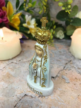 Load image into Gallery viewer, Blessed Virgin Mary Our Lady of Fatima White Statue Figurine Religious Sculpture
