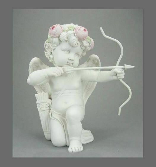 Guardian Angel Figurine Cupid Cherub Statue Ornament Sculpture Gift