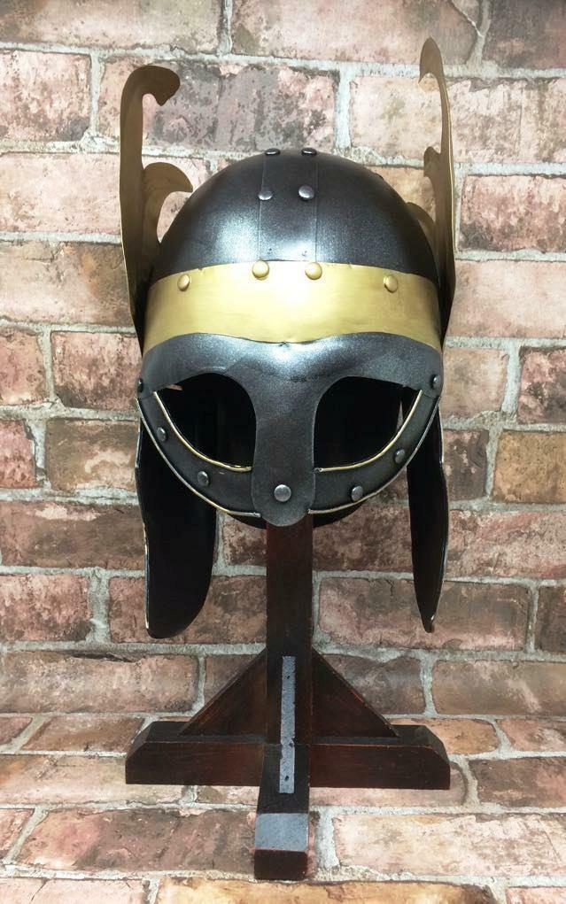 Fantasy Warrior Helmet Display Ornament Medieval Style Armour
