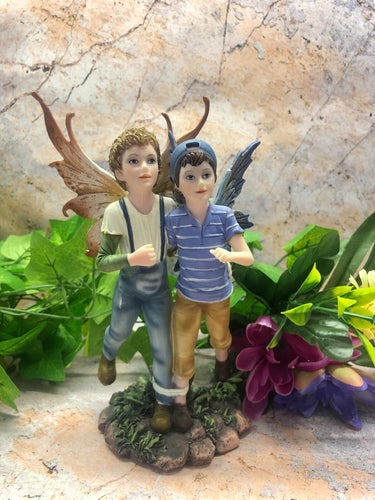 Friends Forever Fairy Children Figurine Fantasy Fairies Friendship Statue Gift-OsirisTradingUK