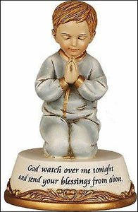 Baptism Christening Baby Present for a Boy Statue Ornament Blessings