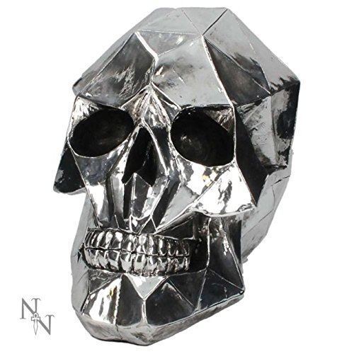 FABULOUS GOTHIC GEOMETRIC SKULL ORNAMENT FIGURE SCULPTURE HORROR-OsirisTradingUK