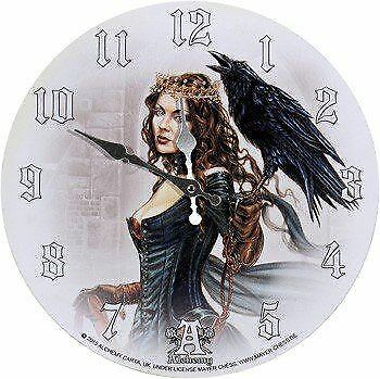 Wall Clock Tarot Queen by Alchemy Clock