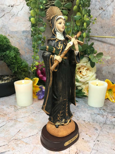 Saint Rita of Cascia Statue Catholic Religious Sculpture Ornament Figurine-OsirisTradingUK