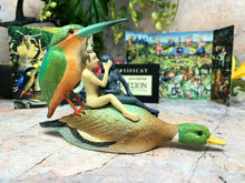 Load image into Gallery viewer, Couple on a Duck Museum Reproduction Sculpture Hieronymus Bosch Statue

